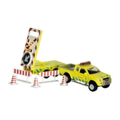 Pickup Rijkswaterstaat Met Bebakeningstrailer 8 Pickup Rijkswaterstaat Met Bebakeningstrailer -Speelwereld Winkel rijkswaterstaat auto kidsglobe