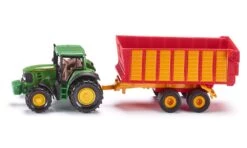 Siku 1650 Tractor John Deere Met Silagewagen Schaal 1 : 87