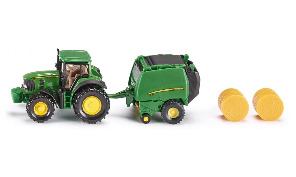 Siku 1665 John Deere Tractor Met Balenpers 3 Siku 1665 John Deere Tractor Met Balenpers