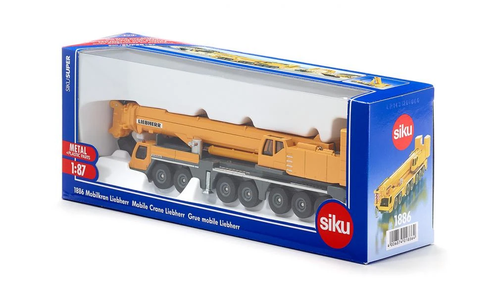 Siku 1886 Liebherr Kraan Schaal 1 : 87 5 Siku 1886 Liebherr Kraan Schaal 1 : 87 - Afbeelding 3