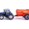 Siku 1945 Tractor New Holland Met 1 Assige Gierton -Speelwereld Winkel siku 1945 new holland tractor met 1 assige vacuumtanker