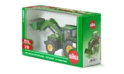 Siku 1982 Tractor John-Deere Met Voorlader -Speelwereld Winkel siku 1982 tractor john deere met voorlader 1 1