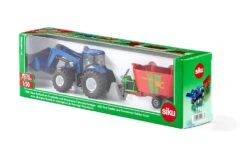 Siku 1988 New-Holland-met-frontlader Strautmann-voermengwagen -Speelwereld Winkel siku 1988 new holland met voorlader en voedermengwagen 3