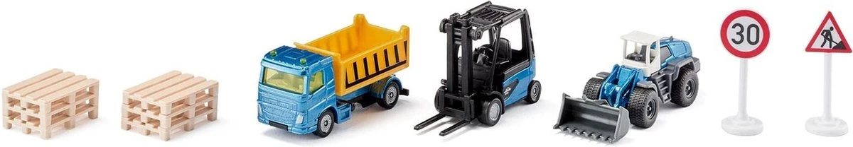 Siku 6336 Cadeauset Bouwplaats Voertuigen 3 Siku 6336 Cadeauset Bouwplaats Voertuigen