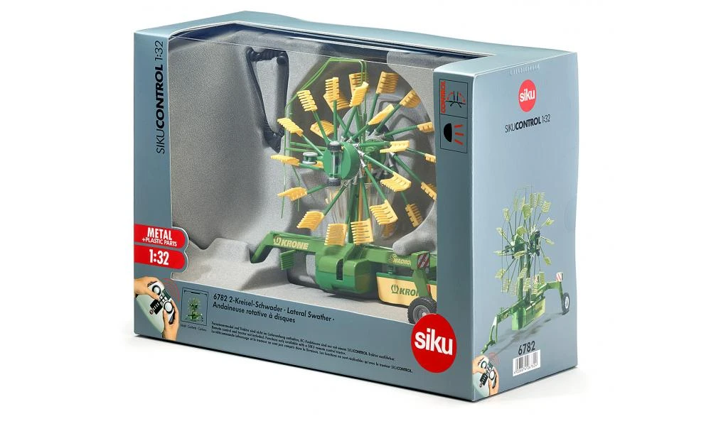 Siku 6783 2-draaizwadkeerder Krone Hooimachine Dubbele Rotor-cirkelhark RC 4 Siku 6783 2-draaizwadkeerder Krone Hooimachine Dubbele Rotor-cirkelhark RC - Afbeelding 2
