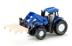 Siku 1487 New Holland Met Frontlader Tractor Schaal 1 : 87 -Speelwereld Winkel siku 1487 new holland met voorlader pallet 1