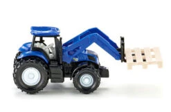 Siku 1487 New Holland Met Frontlader Tractor Schaal 1 : 87 -Speelwereld Winkel siku 1487 new holland met voorlader pallet. 1