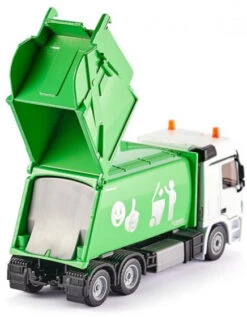 Siku 2938 Mercedes Vuilniswagen -Speelwereld Winkel siku mercedes benz vuiniswagen faun opbouw variopress groen 2938 4006874029389.jpg 2