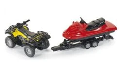 Siku 2314 Quad Met Aanhangwagen Met Jetski Schaal 1:50 -Speelwereld Winkel siku siku 2314 quad met tandem aanhanger en jetski 3