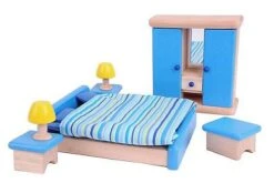 Meubelset Slaapkamer I -Speelwereld Winkel slaapkamer poppenhuis goki 6566 1 1