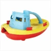 Green Toys Green-Toys Sleepboot Geel Met Blauw Handvat -Speelwereld Winkel sleepboot blauwe handvat green toys