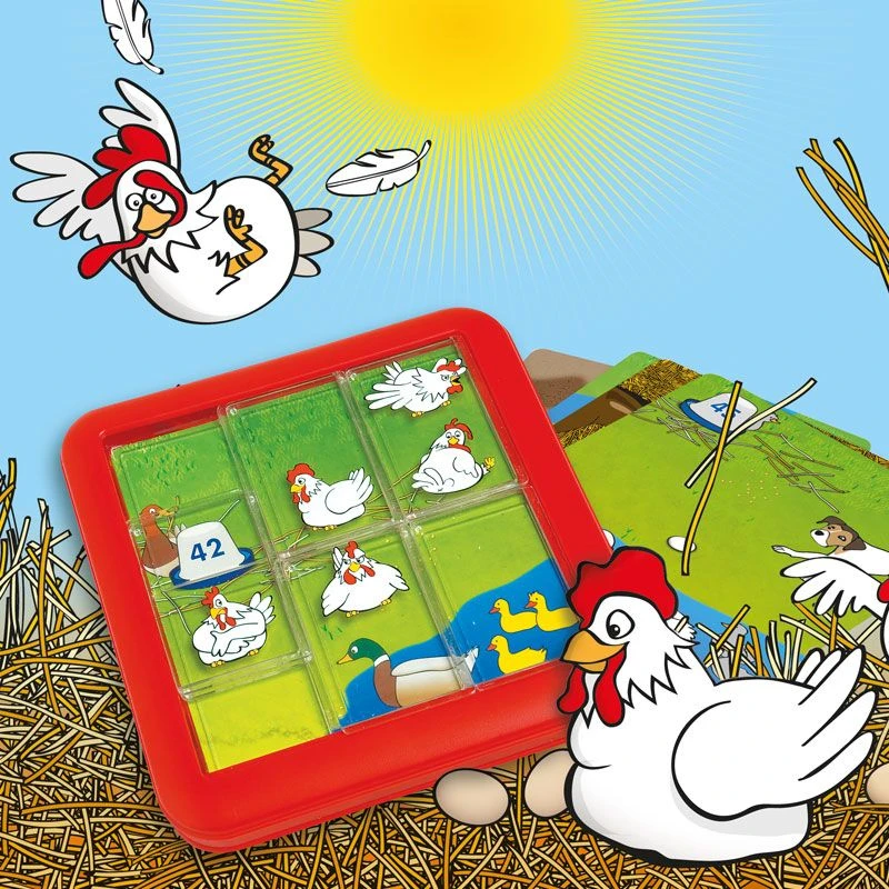Smart Games SmartGames Chicken-Shuffle Denkspel Smart-Games 8 Smart Games SmartGames Chicken-Shuffle Denkspel Smart-Games - Afbeelding 6