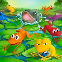 SmartGames Froggit Familiespel Smart-Games -Speelwereld Winkel smartgames froggit sgm501 smart games familiespel 1