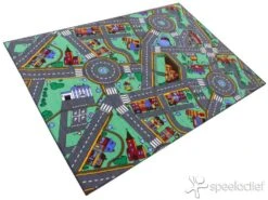 Speelkleed Citykleed Speelmat 80×120 -Speelwereld Winkel speelkleed verkeerskleed citykleed 1