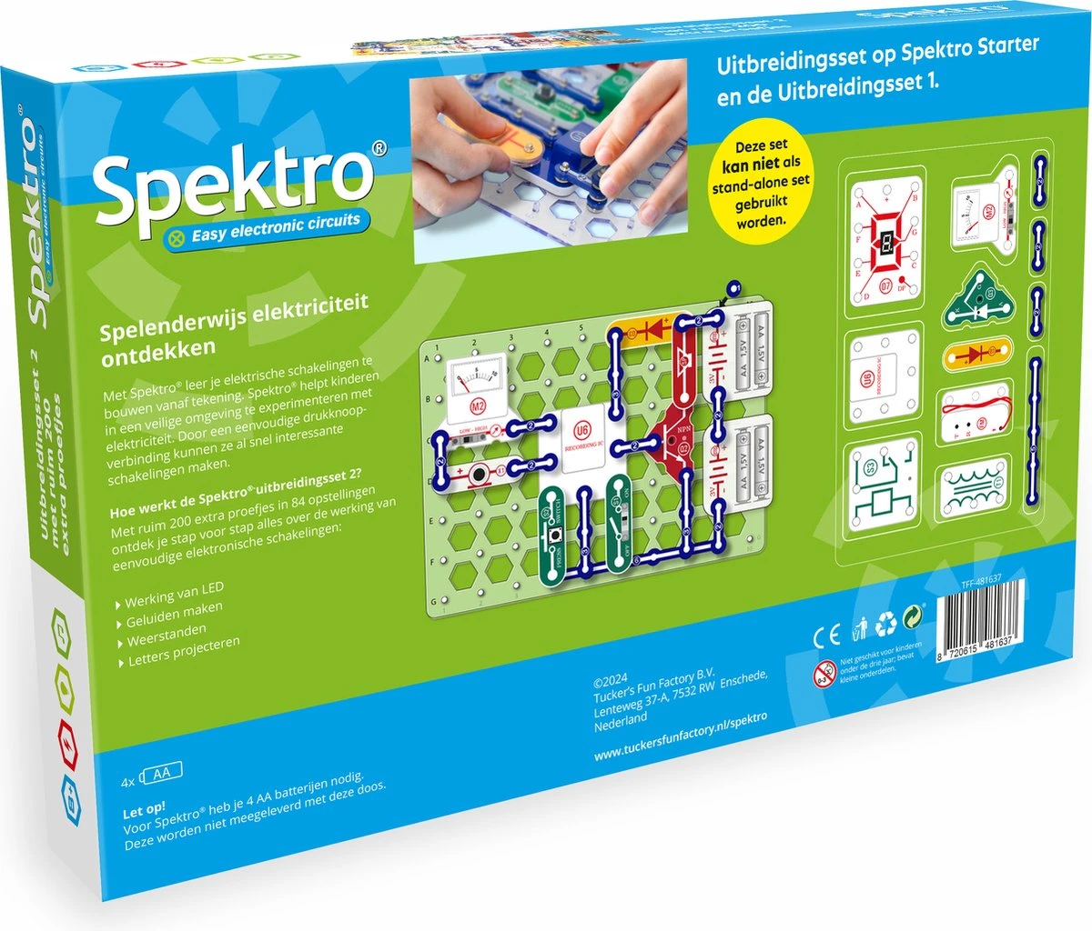 Spektro Electro Uitbreidingsset 2Electrotechnisch Speelgoed 4 Spektro Electro Uitbreidingsset 2Electrotechnisch Speelgoed - Afbeelding 2