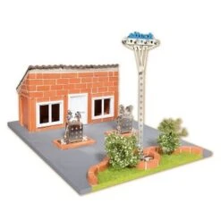 Bouwdoos Teifoc T2200 – Tankstation -Speelwereld Winkel teifoc t2200 tankstation 2 1