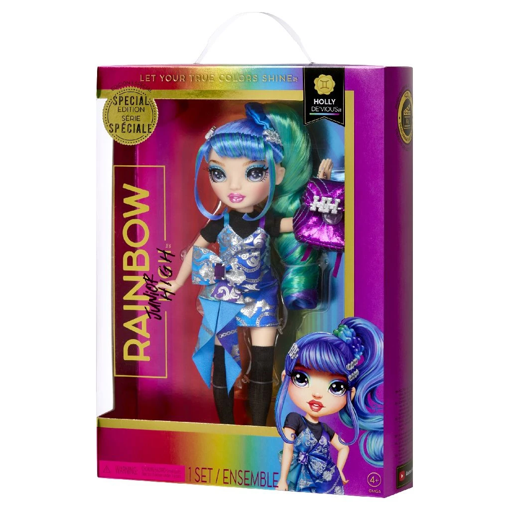 Rainbow High Junior High Special Edition Doll Holly De’Vious Tienerpop 5 Rainbow High Junior High Special Edition Doll Holly De’Vious Tienerpop - Afbeelding 3