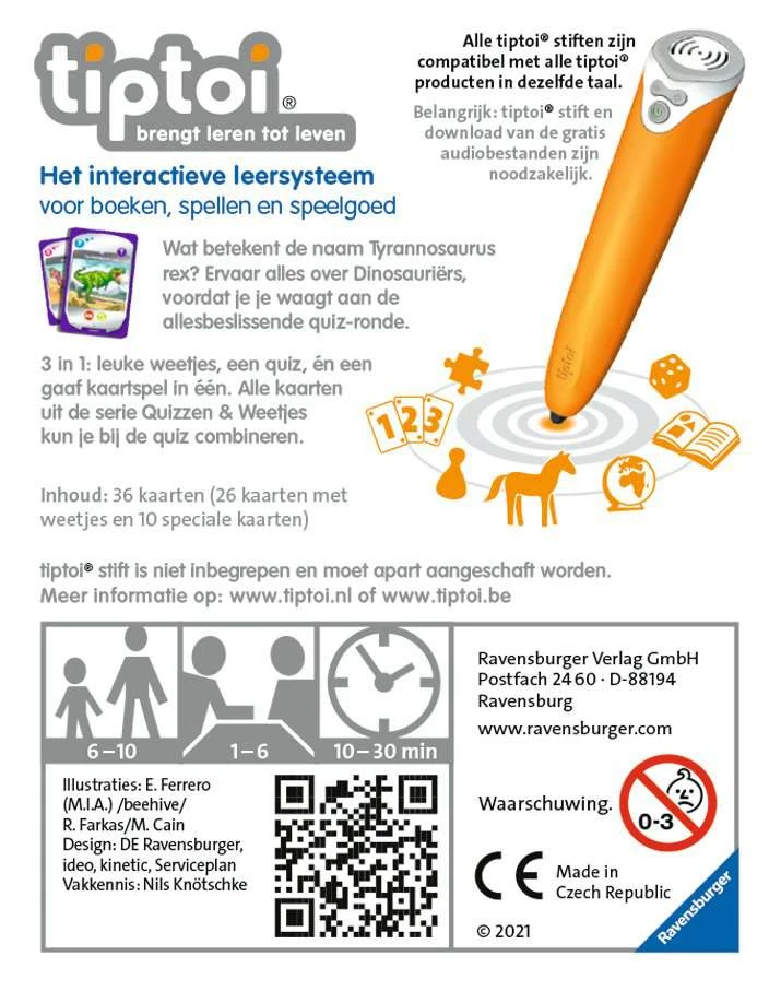 Tiptoi Quizzen&Weetjes Dinosauriers 4 Tiptoi Quizzen&Weetjes Dinosauriers - Afbeelding 2