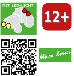 Tronico Micro Radiografisch Bestuurbare Massey Ferguson MF 7600 Met Aanhanger – 1 : 64 -Speelwereld Winkel tractor mf7600 rc tronico micro 9541 4