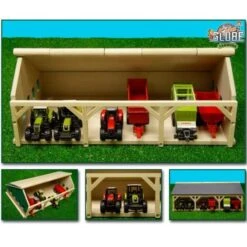 Tractorloods 6 Voertuigen KIdsglobe Schaal 1 : 87