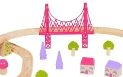 BigJigs BJT023 Treinset Grote Sprookjesstad 12 BigJigs BJT023 Treinset Grote Sprookjesstad -Speelwereld Winkel treinset sprookjesstad bigjigs bjt023 2