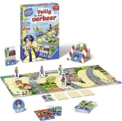 Veilig In Het Verkeer Kinderspel Ravensburger Spellen -Speelwereld Winkel veilig in het verkeer ravensburger leerspel 2