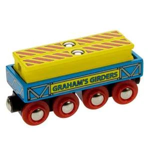 BigJigs BJT409 Rail Wagon Graham’s Stalen Spanten 4 BigJigs BJT409 Rail Wagon Graham’s Stalen Spanten - Afbeelding 2