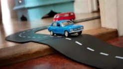 WayToPlay Straight Rubber Autobaanstukken 4pc -Speelwereld Winkel waytoplay rubber autobaanset