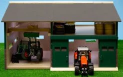 Kidsglobe 610816 Tractor Werkplaats Met BergingSchaal 1:32 -Speelwereld Winkel werkplaats met berging kidsglobe 610410 3 1