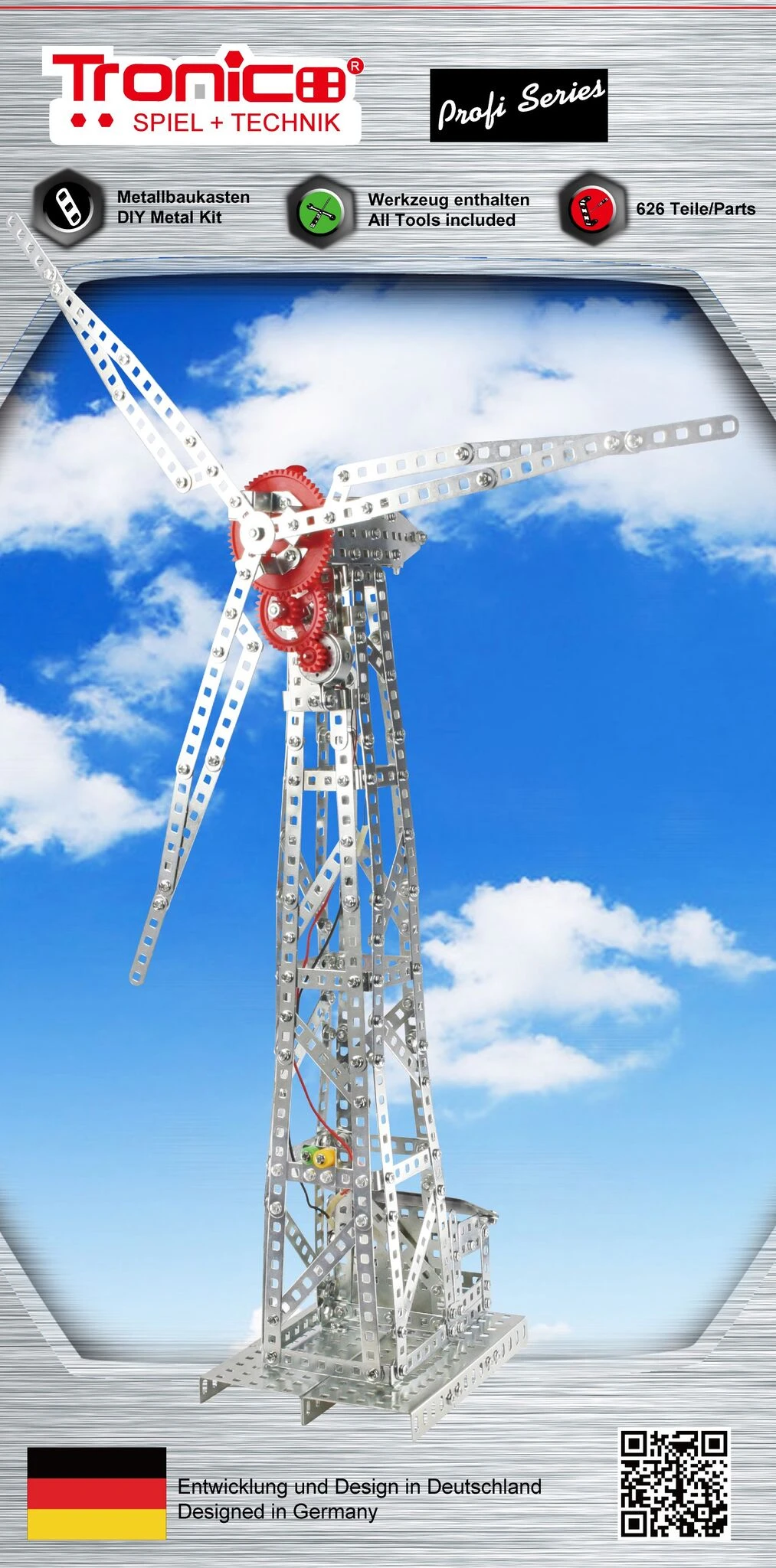 Tronico Profi Solar Windmolen 4 Tronico Profi Solar Windmolen - Afbeelding 2