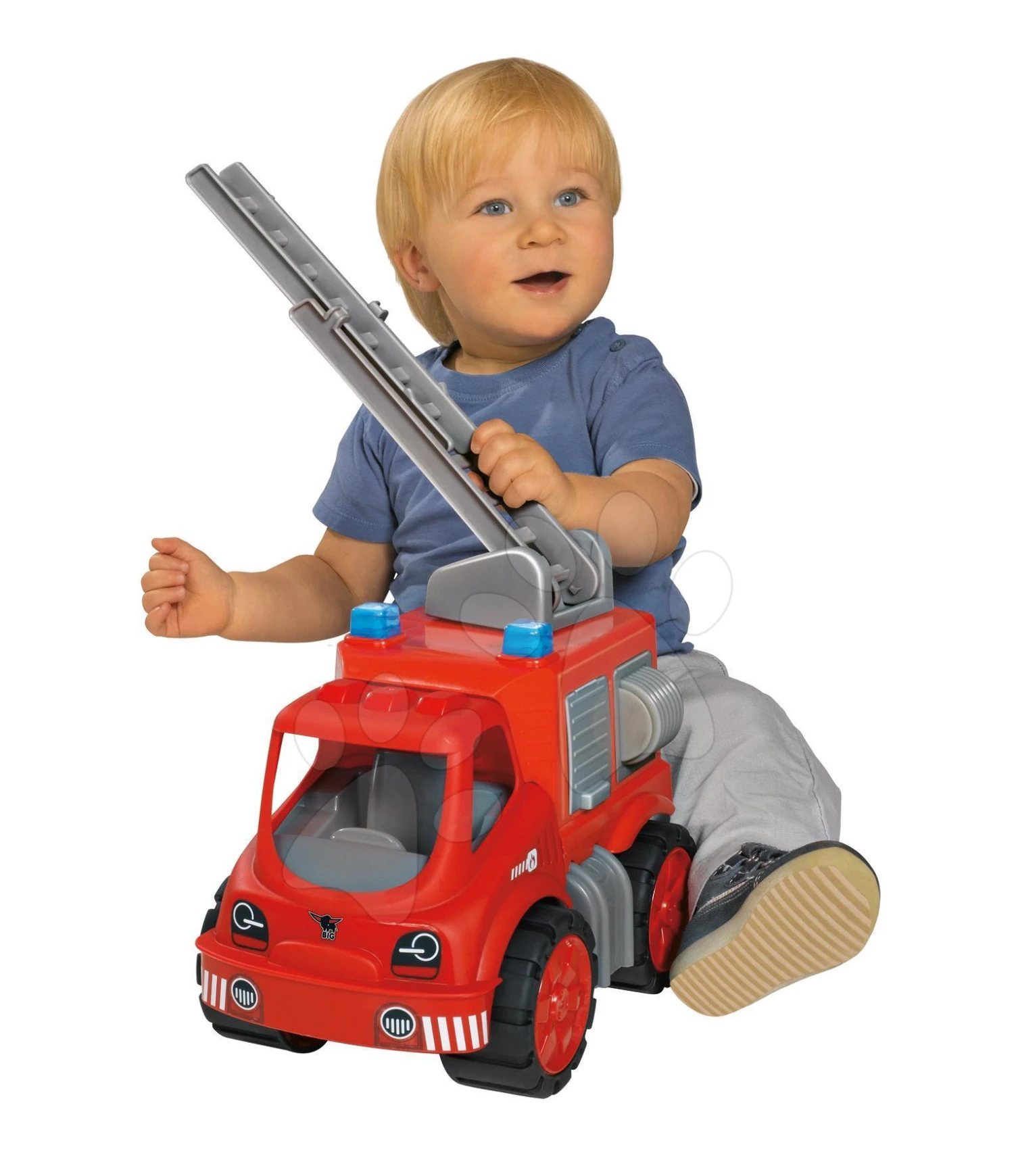 BIG Power Worker Midi Brandweer Ladderwagen 6 BIG Power Worker Midi Brandweer Ladderwagen - Afbeelding 4