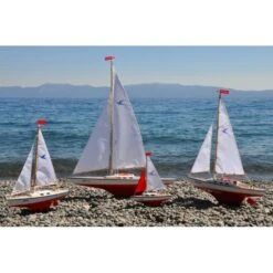 Gunther GU1806 Zeilboot Meeuw Wooden Deck Möve -Speelwereld Winkel zeilboot captain hook gunther boot 1 1