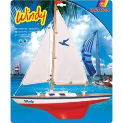 Gunther GU1806 Zeilboot Meeuw Wooden Deck Möve -Speelwereld Winkel zeilboot windy houten dek woorden deck gunther 1 1